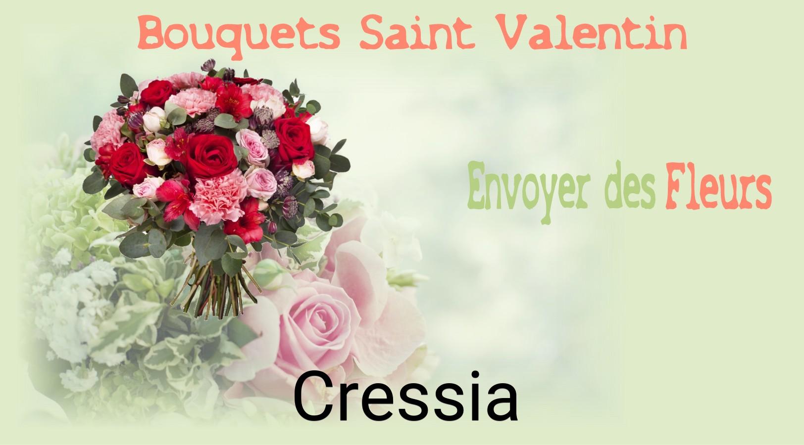 Roses de Saint-Valentin livrées à Cressia